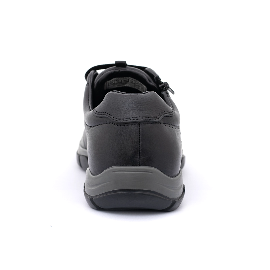 Men’s Genuine Nappa Leather Casual Shoes with Side Zip